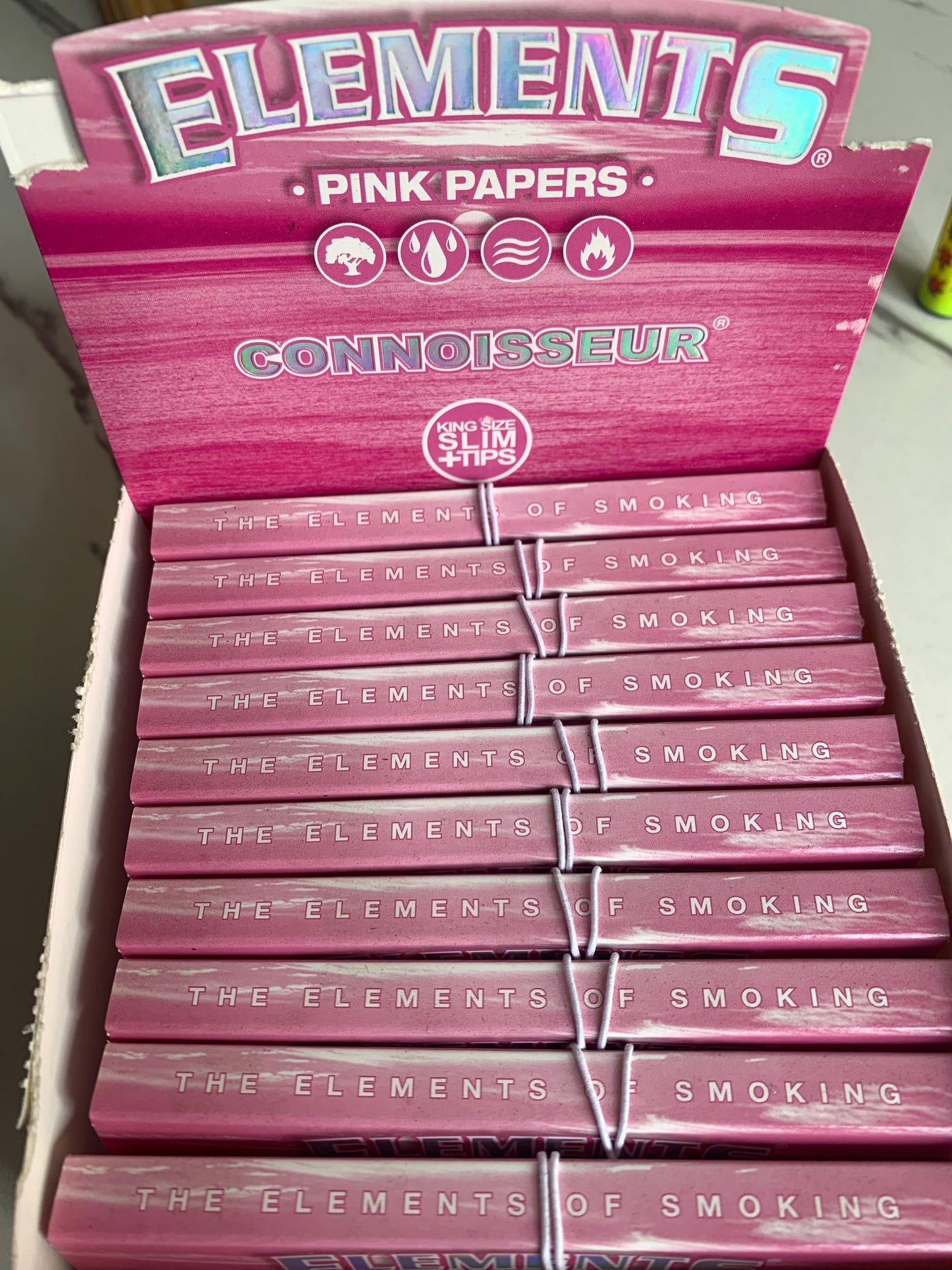 Elements pink papers